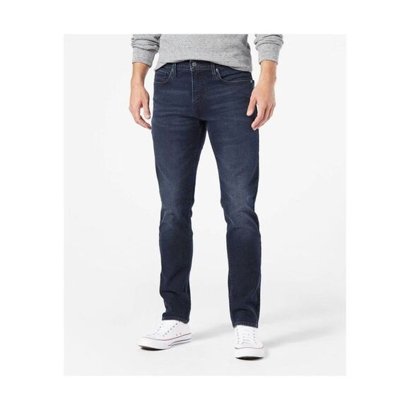 DENIZEN from Levi's Men's 288 Low Rise Slim Fit Fu Dark Blue Denim - Picture 1 of 3